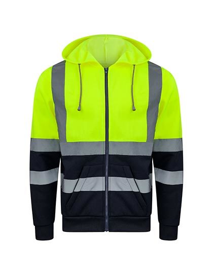 Hi-Vis Workwear Hooded Sweat-Jacket Galway (KX422)