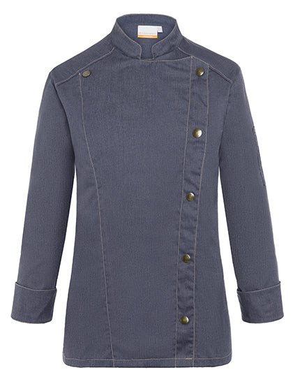Damen Kochjacke Jeans-Style (KY053)