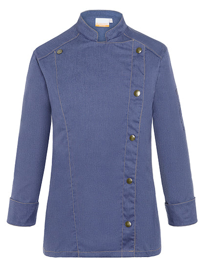 Damen Kochjacke Jeans-Style (KY053)