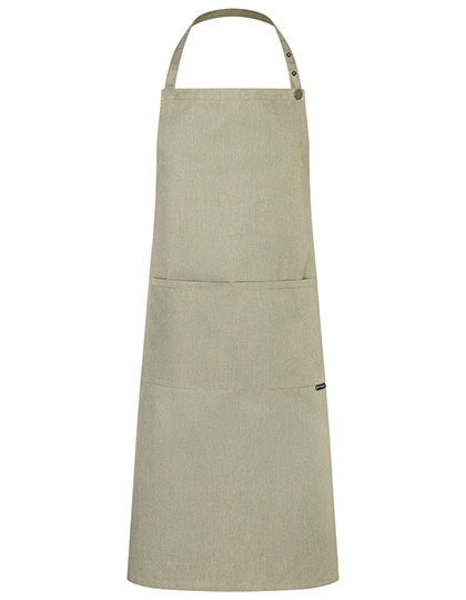 Latzschürze Jeans-Style mit Tasche (KY100)