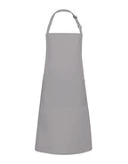 Übergrößen Latzschürze Basic mit Schnalle und Tasche (KY133)