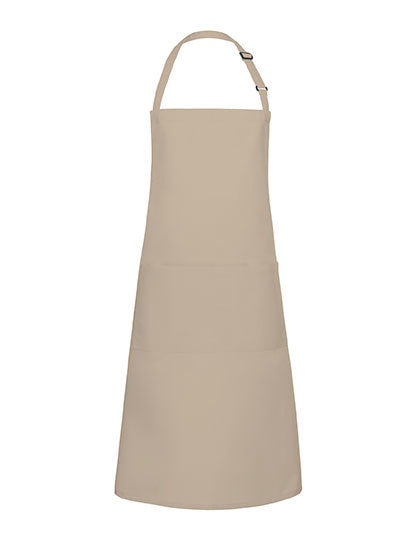 Übergrößen Latzschürze Basic mit Schnalle und Tasche (KY133)