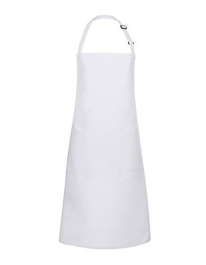 Übergrößen Latzschürze Basic mit Schnalle und Tasche (KY133)