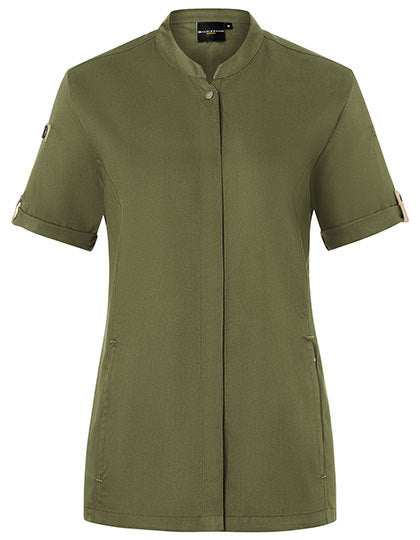 Damenkochjacke Green-Generation Kurzarm (KY135)