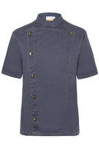 Kurzarm Kochjacke Jeans-Style (KY150)