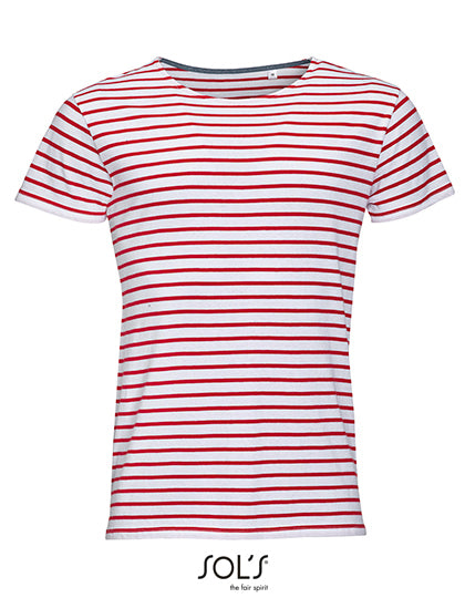 Men´s Round Neck Striped T-Shirt Miles (L01398)
