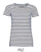 Women´s Round Neck Striped T-Shirt Miles (L01399)