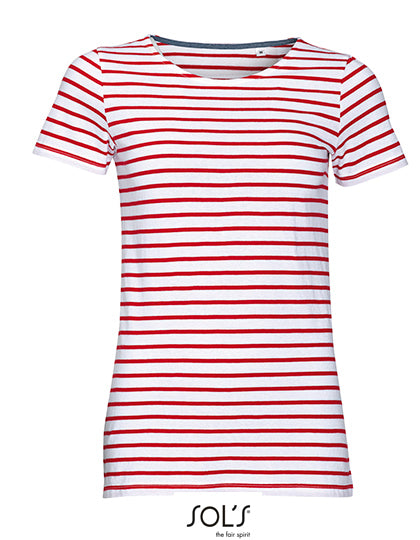 Women´s Round Neck Striped T-Shirt Miles (L01399)
