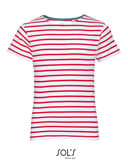 Kids´ Round Neck Striped T-Shirt Miles (L01400)