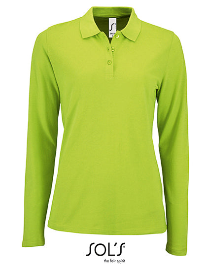 Women´s Long-Sleeve Piqué Polo Shirt Perfect (L02083)