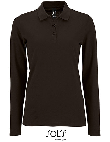 Women´s Long-Sleeve Piqué Polo Shirt Perfect (L02083)