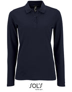 Women´s Long-Sleeve Piqué Polo Shirt Perfect (L02083)