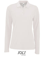 Women´s Long-Sleeve Piqué Polo Shirt Perfect (L02083)
