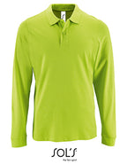Men´s Long-Sleeve Piqué Polo Shirt Perfect (L02087)