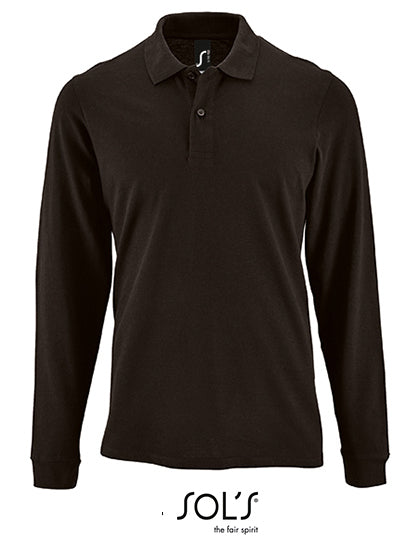 Men´s Long-Sleeve Piqué Polo Shirt Perfect (L02087)
