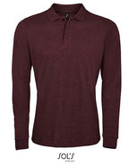 Men´s Long-Sleeve Piqué Polo Shirt Perfect (L02087)
