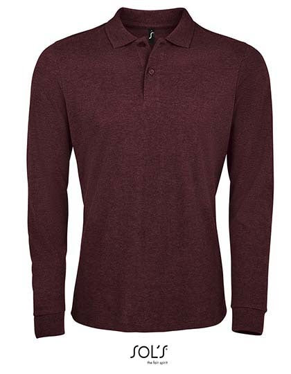Men´s Long-Sleeve Piqué Polo Shirt Perfect (L02087)