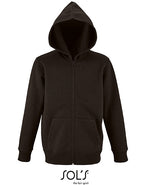 Kids´ Zip Hoodie Stone (L02092)