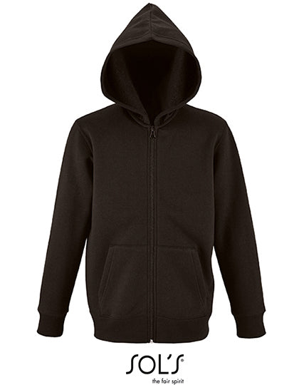 Kids´ Zip Hoodie Stone (L02092)
