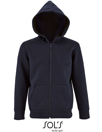 Kids´ Zip Hoodie Stone (L02092)