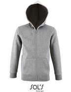 Kids´ Zip Hoodie Stone (L02092)