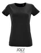 Women´s Round Neck Fitted T-Shirt Regent (L02758)