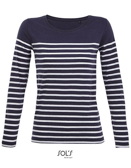 Women´s Long Sleeve Striped T-Shirt Matelot (L03100)