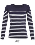 Women´s Long Sleeve Striped T-Shirt Matelot (L03100)