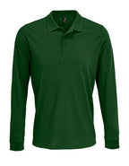 Unisex Long Sleeve Polycotton Polo Shirt (L03983)