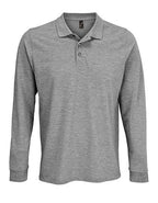 Unisex Long Sleeve Polycotton Polo Shirt (L03983)