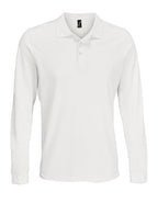 Unisex Long Sleeve Polycotton Polo Shirt (L03983)