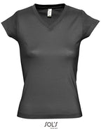 Women´s V-Neck-T-Shirt Moon (L156)