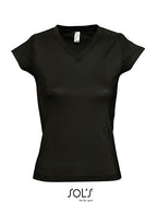 Women´s V-Neck-T-Shirt Moon (L156)