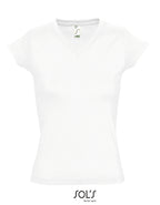 Women´s V-Neck-T-Shirt Moon (L156)