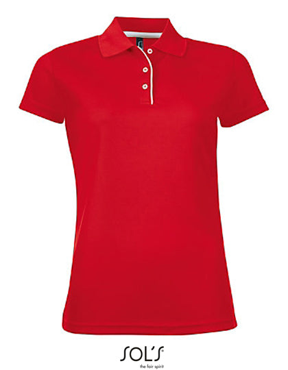 Women´s Sports Polo Shirt Performer (L544)