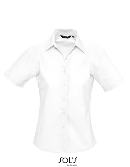 Women´s Oxford-Blouse Elite Short Sleeve (L610)