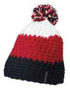 Crocheted Cap With Pompon (MB7940)