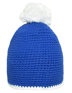 Pompon Hat With Contrast Stripe (MB7964)