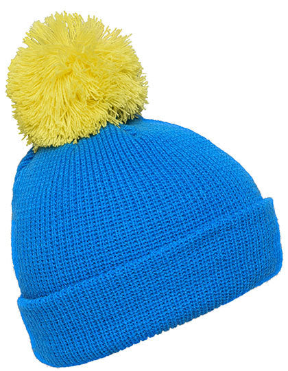 Pompon Hat With Brim (MB7967)
