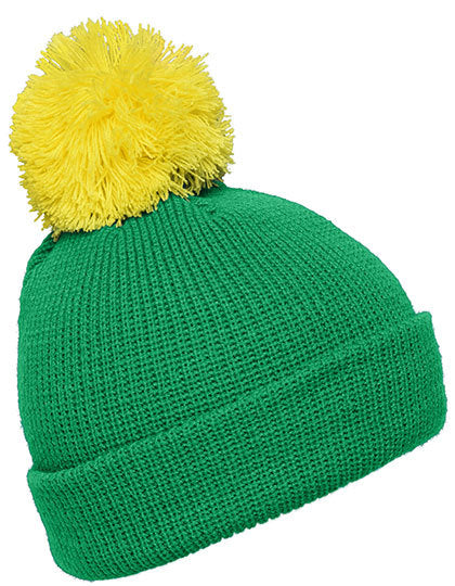 Pompon Hat With Brim (MB7967)