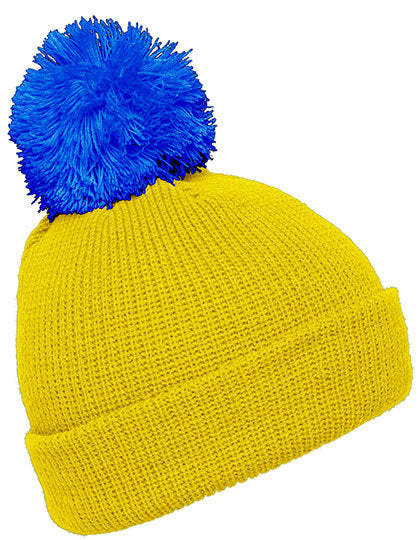 Pompon Hat With Brim (MB7967)