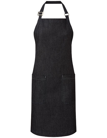 Organic Denim Fairtrade Bib Apron (PW113)