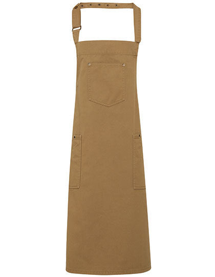 Cotton Chino Bib Apron (PW132)