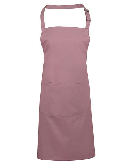 Colours Collection Bib Apron With Pocket (PW154)