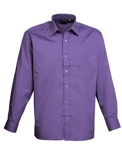 Men´s Poplin Long Sleeve Shirt (PW200)