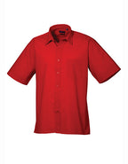 Men´s Poplin Short Sleeve Shirt (PW202)