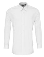 Men´s Long Sleeve Fitted Poplin Shirt (PW204)