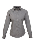 Women´s Poplin Long Sleeve Blouse (PW300)