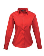 Women´s Poplin Long Sleeve Blouse (PW300)