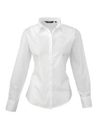 Women´s Poplin Long Sleeve Blouse (PW300)
